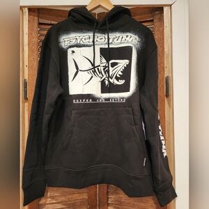Psycho Tuna Black Graphic Hoodie